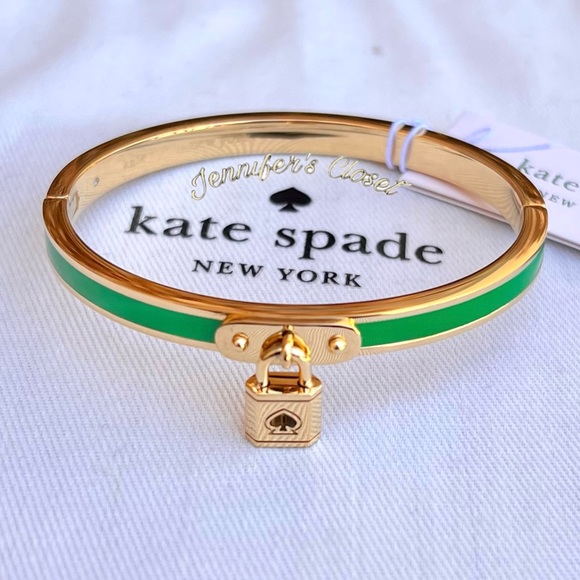 NWT ♠️ Kate Spade Lock Charm Bracelet - Picture 2 of 6